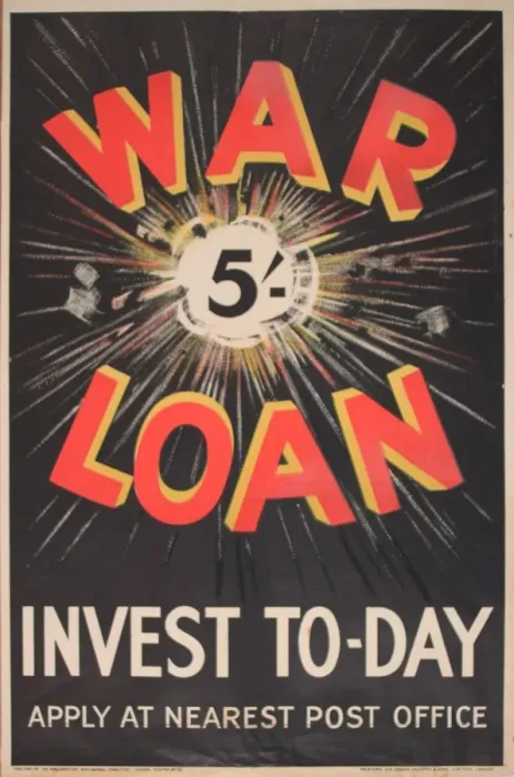 Framed Print : WW1 poster, War Loan, Invest Today Framed Print : WW1 poster, War Loan, Invest Today