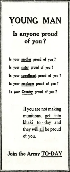 Framed Print : WW1 - Recruitment Advertisement Framed Print : WW1 - Recruitment Advertisement