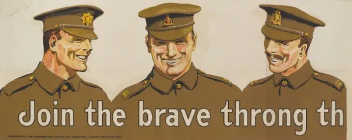 Framed Print : WW1 Recruitment Poster (1 of 2) Framed Print : WW1 Recruitment Poster (1 of 2)