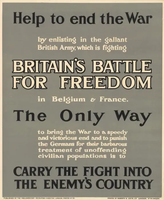 Framed Print : WW1 Recruitment Poster -- Help to end the War Framed Print : WW1 Recruitment Poster -- Help to end the War