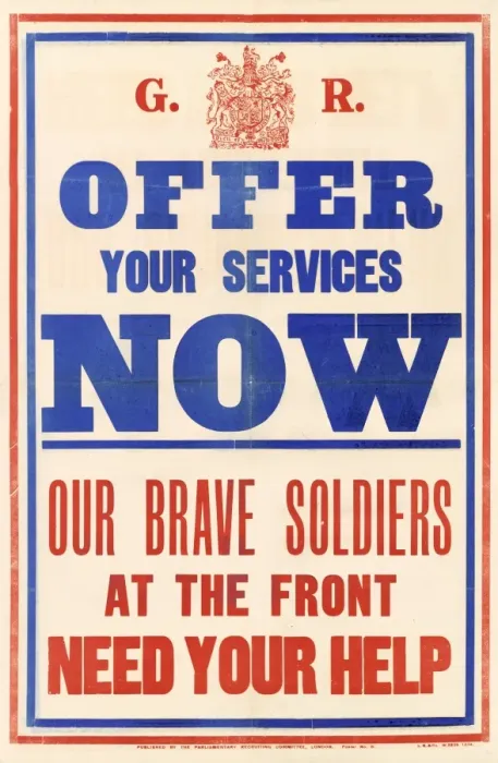 Framed Print : WW1 Recruitment Poster -- Offer Your Services Now Framed Print : WW1 Recruitment Poster -- Offer Your Services Now