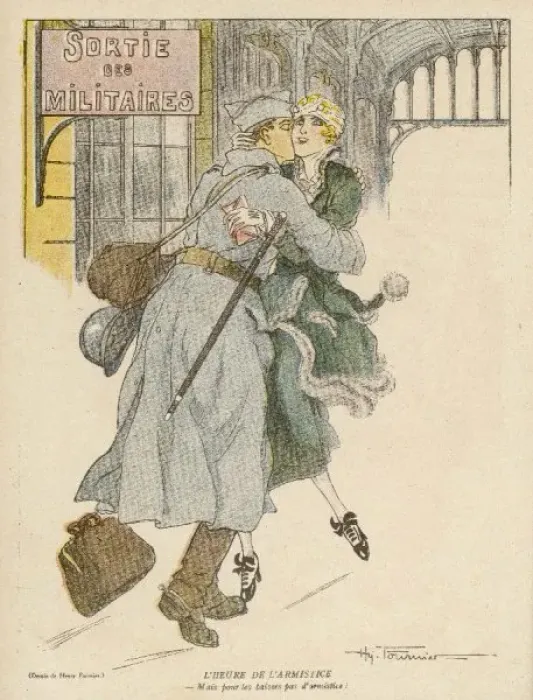 Framed Print : Ww1 / Reunited Couple Framed Print : Ww1 / Reunited Couple