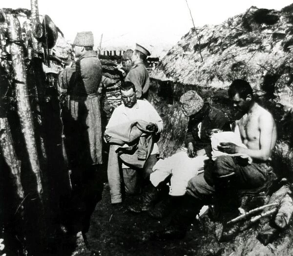 WW1 - Russian trench scene - Eastern Front