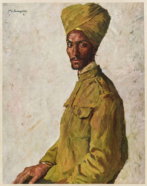 Ww1 Sikh Soldier. A Sikh soldier from upper India