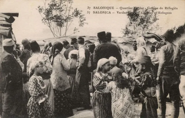 Framed Print : WW1 - Thessaloniki, Greece - Refugees in the Vardar Quarter Framed Print : WW1 - Thessaloniki, Greece - Refugees in the Vardar Quarter