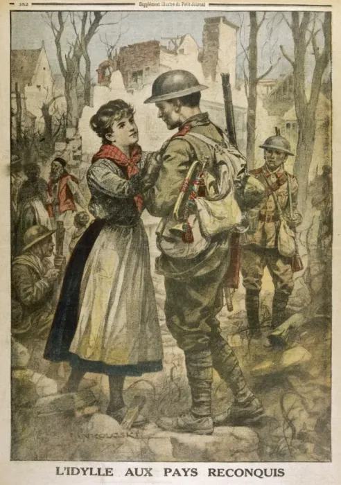 Framed Print : WW1 / TOMMY / MADEMOISELLE Framed Print : WW1 / TOMMY / MADEMOISELLE
