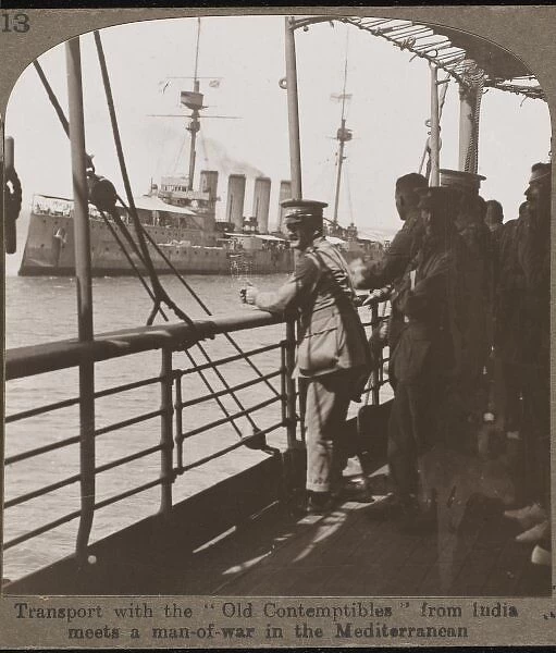 Ww1 Troopship in Med