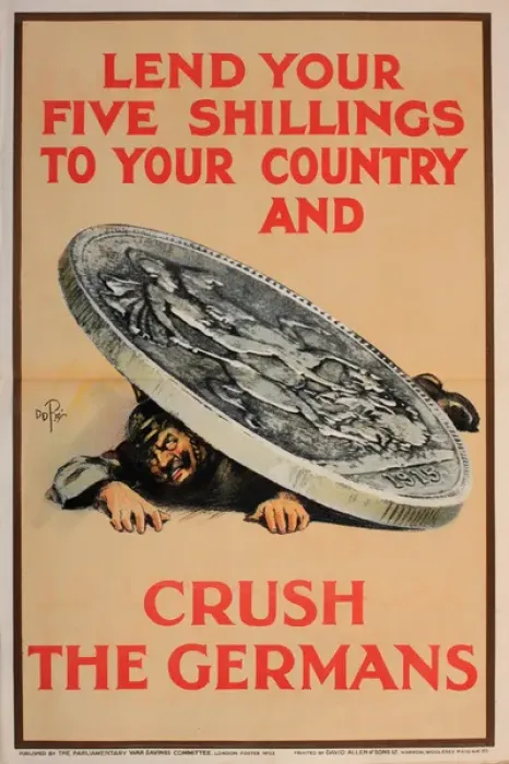 Framed Print : WW1 War Loan poster Framed Print : WW1 War Loan poster