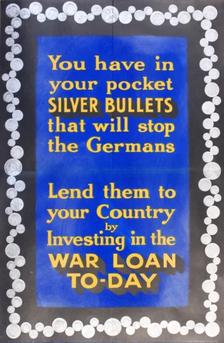 Framed Print : WW1 War Loan poster Framed Print : WW1 War Loan poster