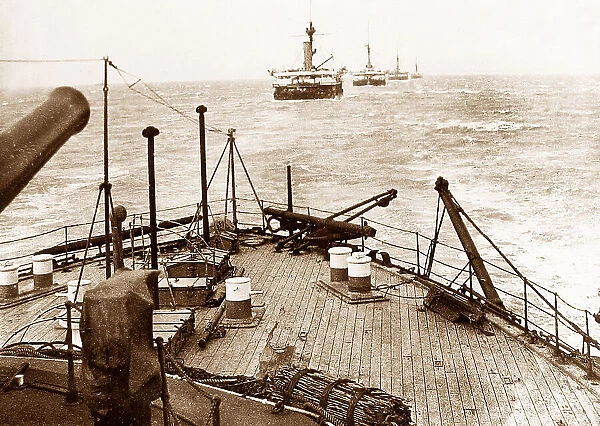 WW1 Warships patrolling in the North Sea 1914 - 1918