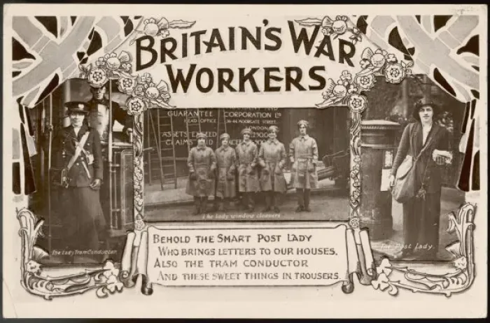 Framed Print : Ww1 Women Working Framed Print : Ww1 Women Working