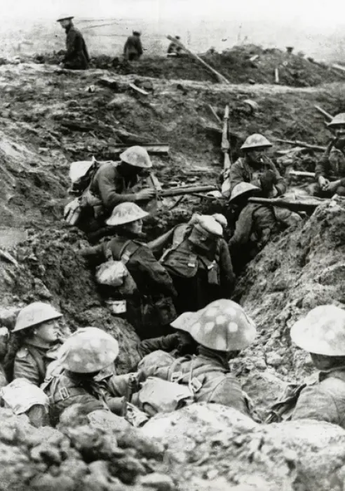 Framed Print : WW1 - Between Ypres and Menin - Waiting to attack Framed Print : WW1 - Between Ypres and Menin - Waiting to attack