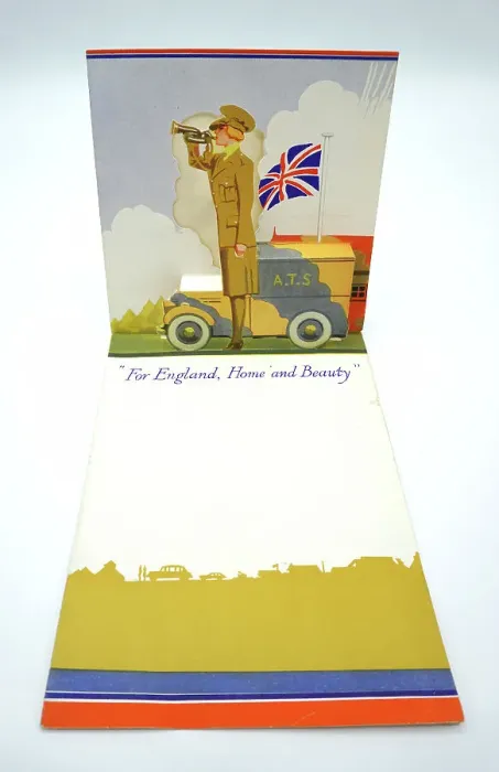 Framed Print : WW2 A. T. S. Greetings Card Framed Print : WW2 A. T. S. Greetings Card