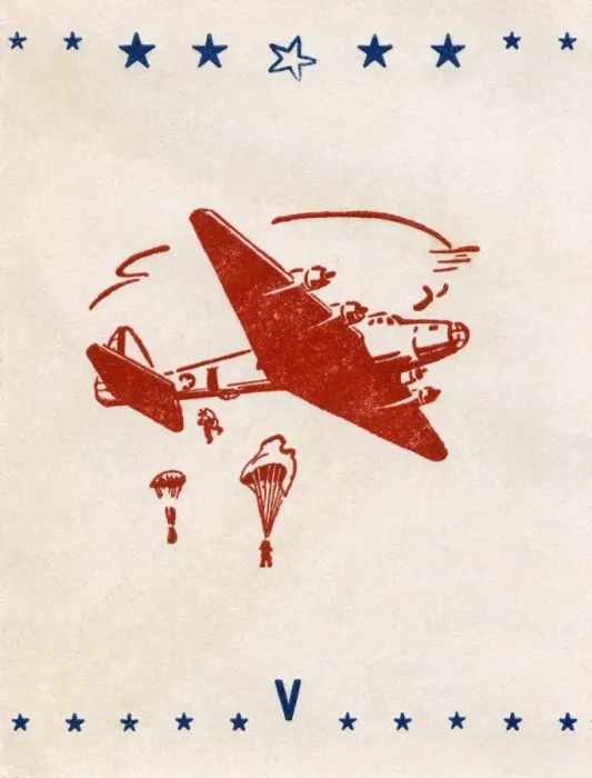 Framed Print : WW2 - American paratroopers dropping in over Europe Framed Print : WW2 - American paratroopers dropping in over Europe