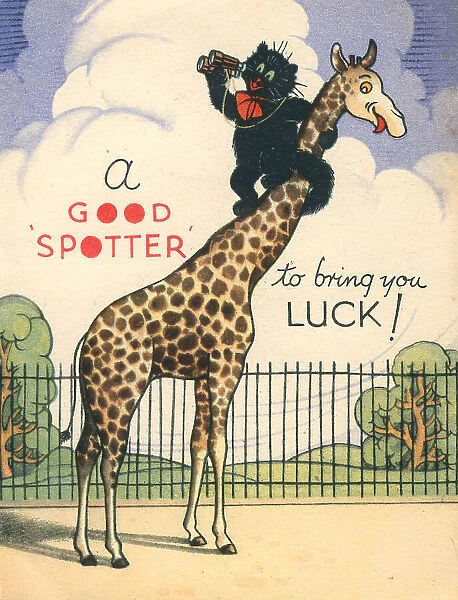 WW2 Birthday Card, A Good Spotter