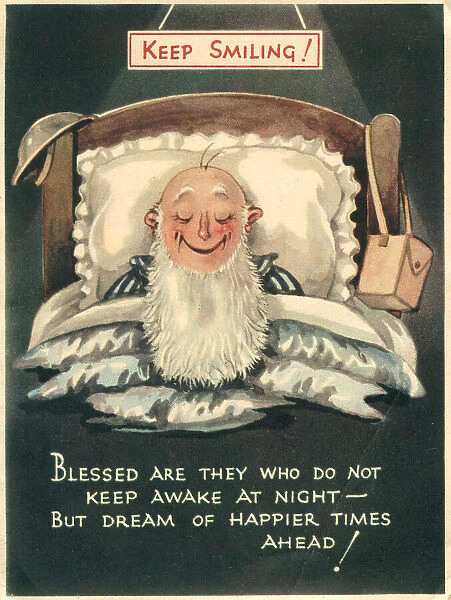 WW2 Birthday Card, Keep Smiling!