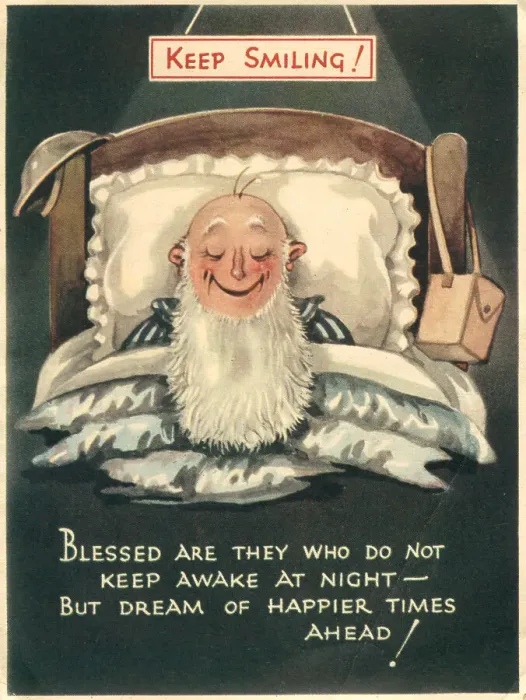 Framed Print : WW2 Birthday Card, Keep Smiling! Framed Print : WW2 Birthday Card, Keep Smiling!