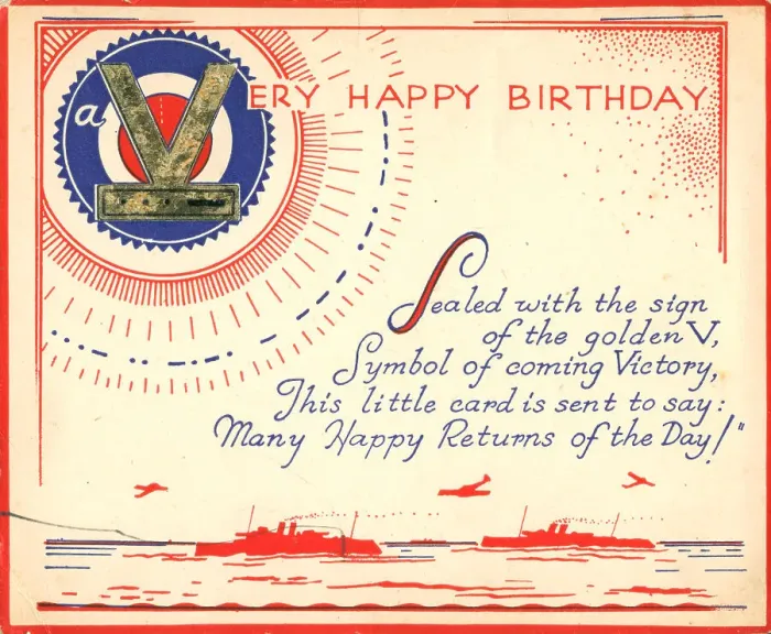 Framed Print : WW2 Birthday Card, Victory! Framed Print : WW2 Birthday Card, Victory!