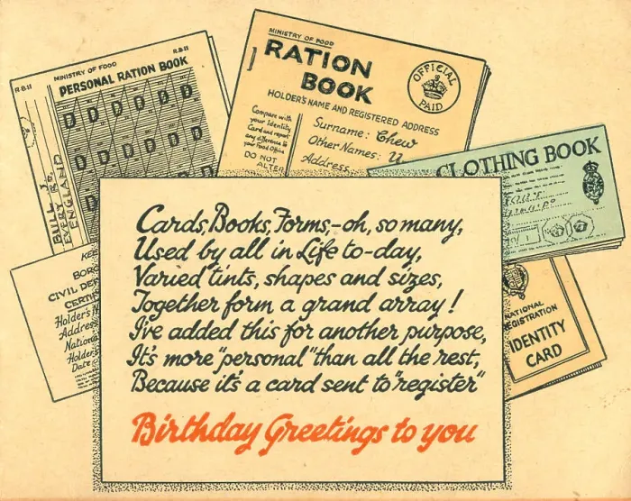 Framed Print : WW2 Birthday Greetings Card Framed Print : WW2 Birthday Greetings Card