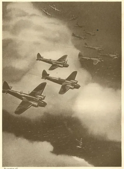 Framed Print : WW2 - Blenheim Bombers Vs Messerschmitts Framed Print : WW2 - Blenheim Bombers Vs Messerschmitts