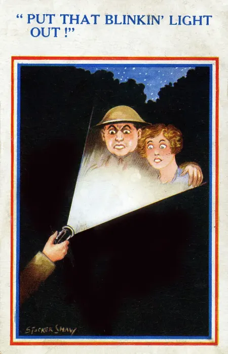 Framed Print : WW2 - Put that Blinkin Light Out - Caught in the Act Framed Print : WW2 - Put that Blinkin Light Out - Caught in the Act