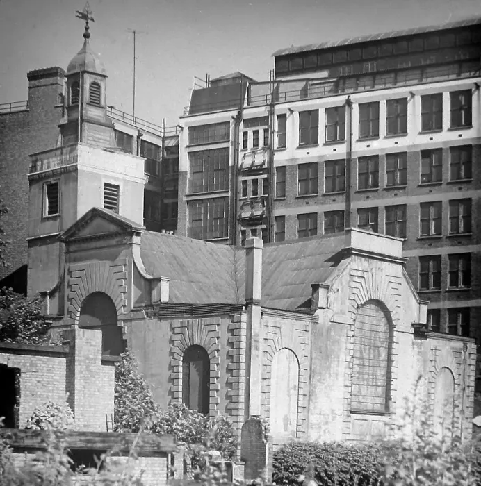 Framed Print : WW2 bomb damage st anne and st agnes Gresham Street Framed Print : WW2 bomb damage st anne and st agnes Gresham Street