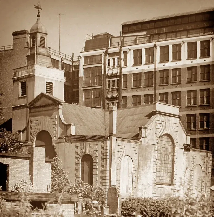 Framed Print : WW2 bomb damage st anne and st agnes Gresham Street Framed Print : WW2 bomb damage st anne and st agnes Gresham Street