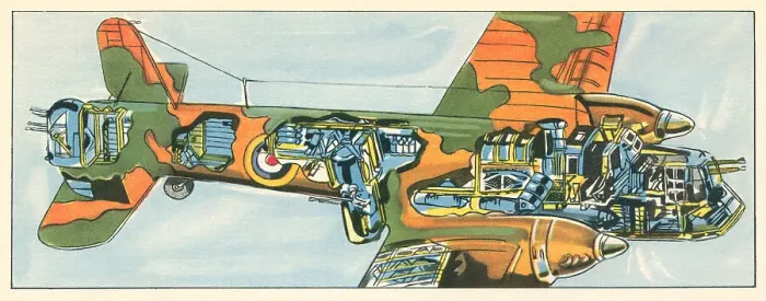 Framed Print : WW2 British Bomber In Section Framed Print : WW2 British Bomber In Section