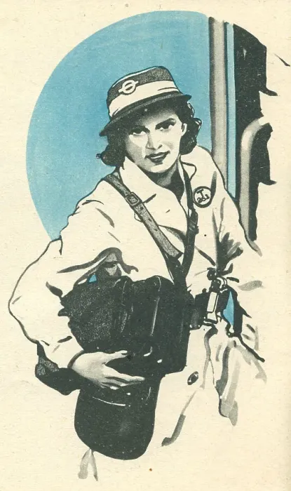 Framed Print : WW2 British Conductorette Framed Print : WW2 British Conductorette