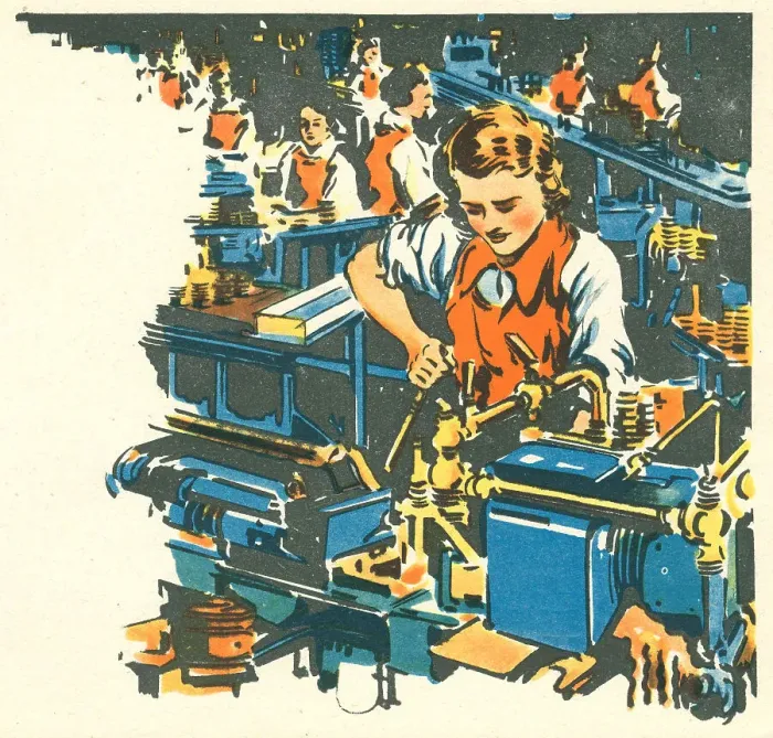 Framed Print : WW2 British Munitions Worker Framed Print : WW2 British Munitions Worker
