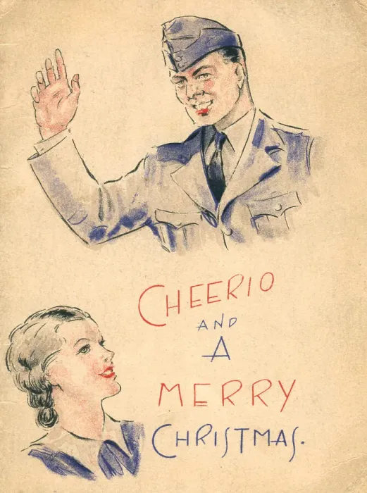 Framed Print : WW2, Cheerio And Merry Christmas Framed Print : WW2, Cheerio And Merry Christmas