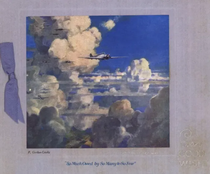 Framed Print : WW2 Christmas card, Battle of Britain Framed Print : WW2 Christmas card, Battle of Britain