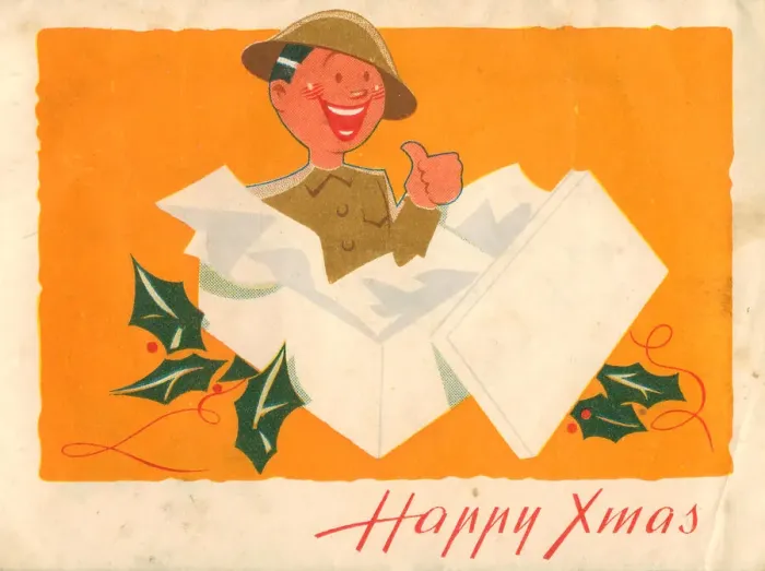 Framed Print : WW2 Christmas Card, The Best Present! Framed Print : WW2 Christmas Card, The Best Present!