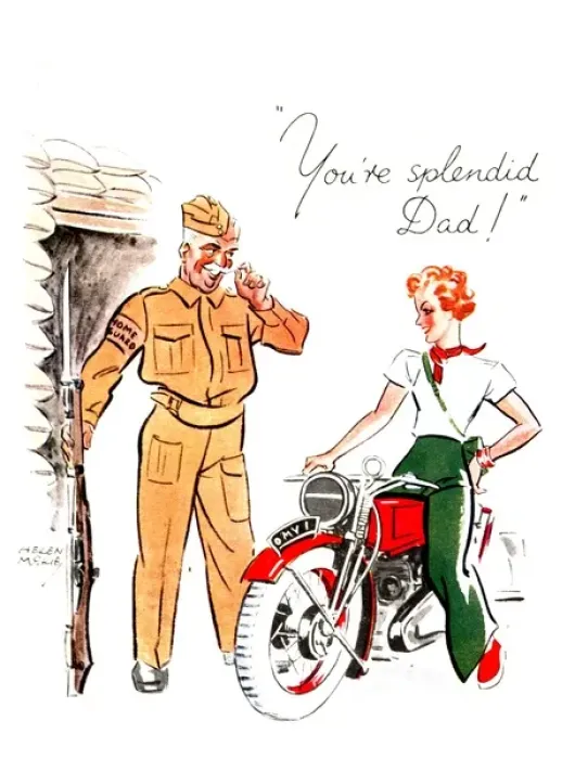 Framed Print : WW2 Christmas card, Home Guard Framed Print : WW2 Christmas card, Home Guard