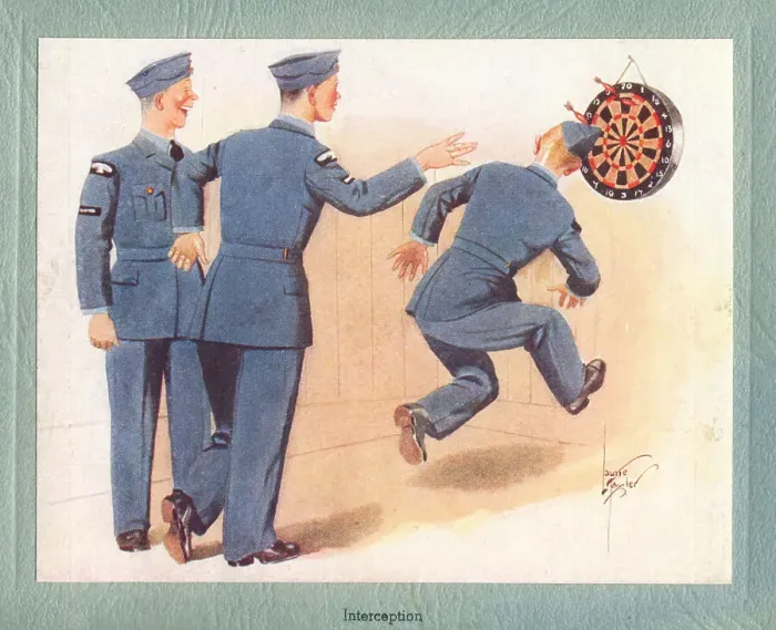 Framed Print : WW2 Christmas Card, Interception Framed Print : WW2 Christmas Card, Interception