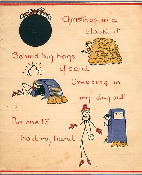 WW2 Christmas Greetings Card