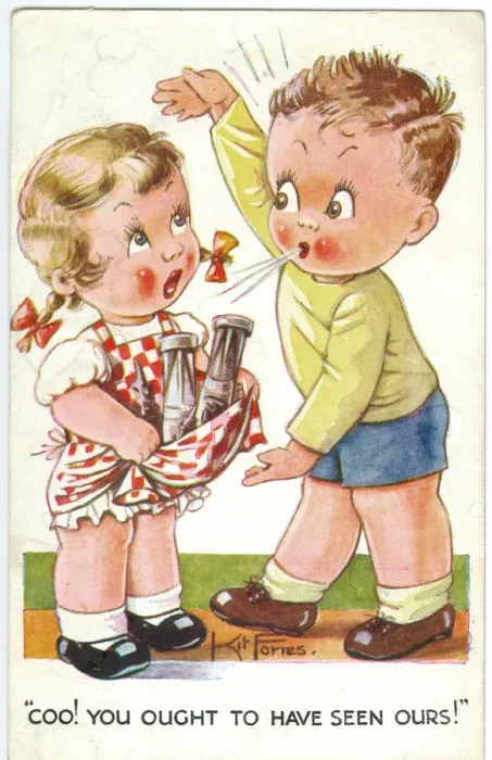 Framed Print : WW2 era - Comic Postcard - Coo - you ought to have seen ours Framed Print : WW2 era - Comic Postcard - Coo - you ought to have seen ours