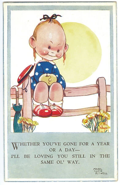 WW2 era - Comic Postcard - Whether you've gone