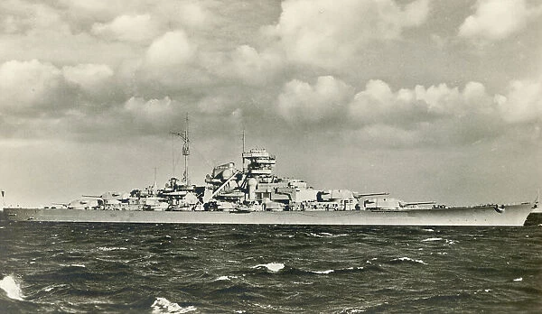 WW2 German battleship the Bismarck