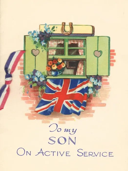 Framed Print : WW2 Greetings Card Framed Print : WW2 Greetings Card