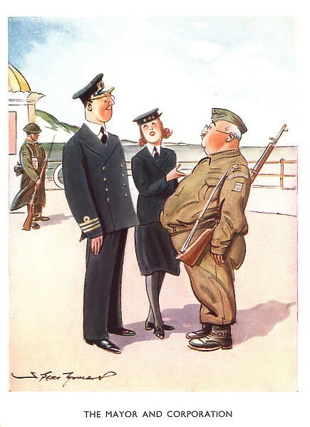 WW2 greetings card, Home Guard