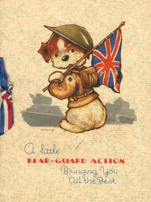 Framed Print : WW2 Greetings Card, Rear-Guard Action Framed Print : WW2 Greetings Card, Rear-Guard Action