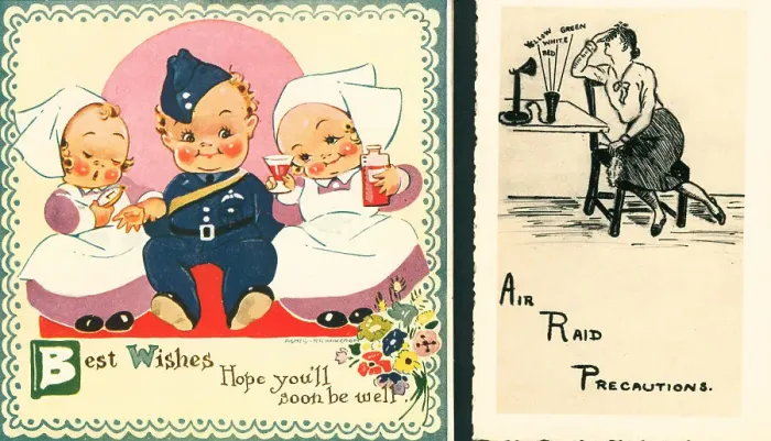 Framed Print : WW2 Greetings Cards Framed Print : WW2 Greetings Cards