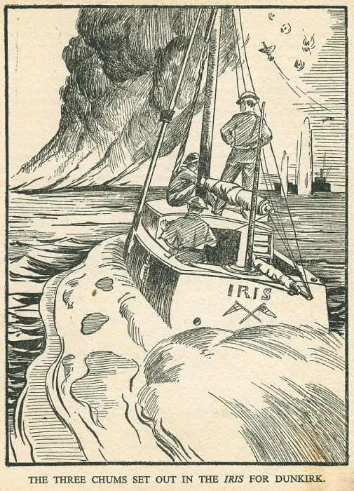 Framed Print : WW2 - The Iris Sets Out For Dunkirk