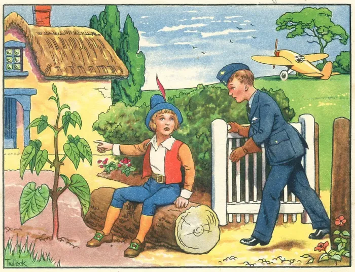 Framed Print : WW2, Jack And The Beanstalk Framed Print : WW2, Jack And The Beanstalk