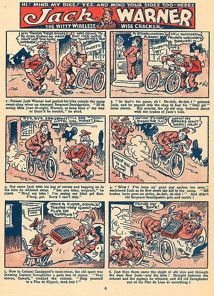 WW2 - Jack Warner Comic Strip