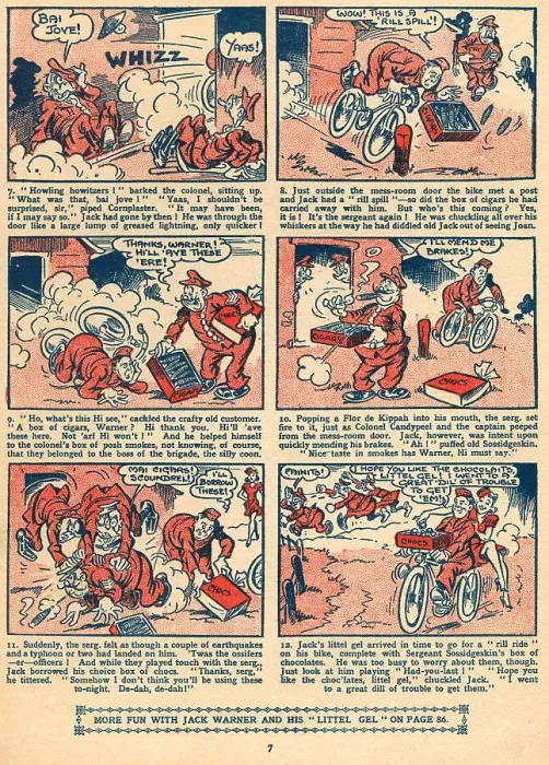 Framed Print : WW2 - Jack Warner Comic Strip Framed Print : WW2 - Jack Warner Comic Strip