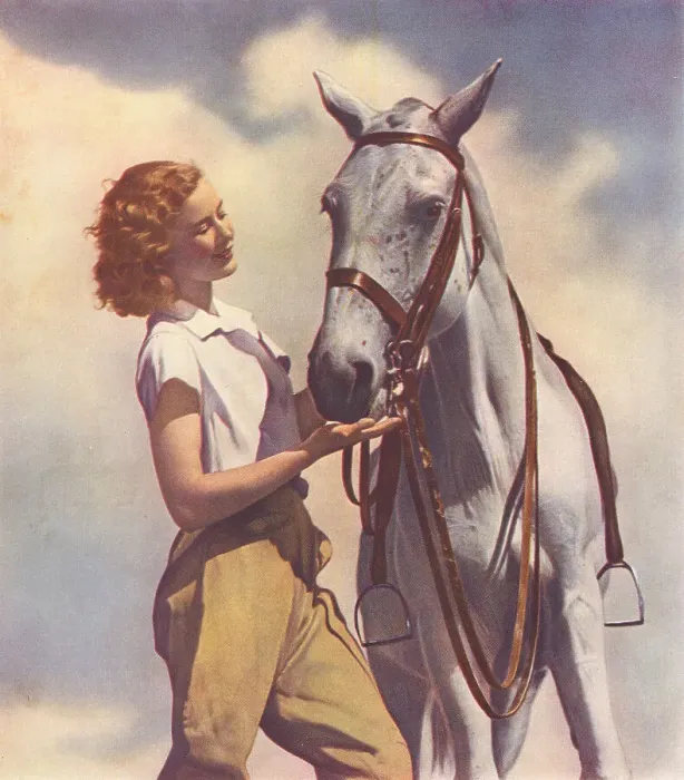 Framed Print : WW2 - Land Girl And Horse Framed Print : WW2 - Land Girl And Horse