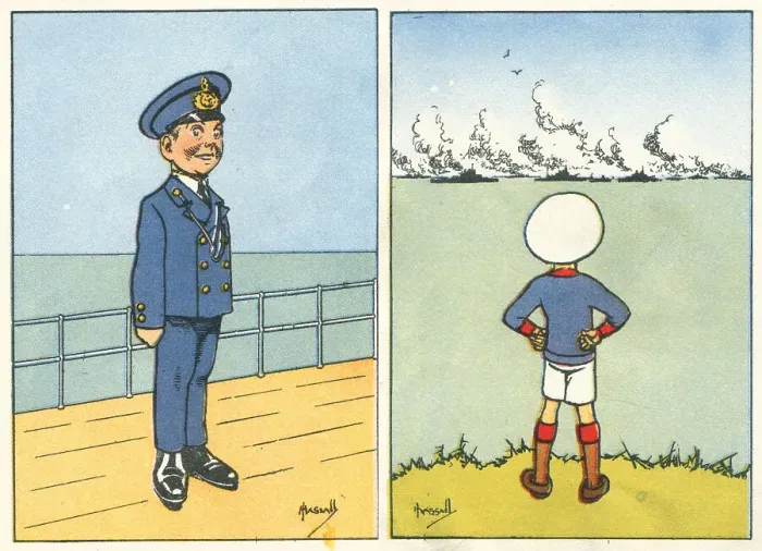 Framed Print : WW2 Midshipman And Royal Navy Boy Framed Print : WW2 Midshipman And Royal Navy Boy