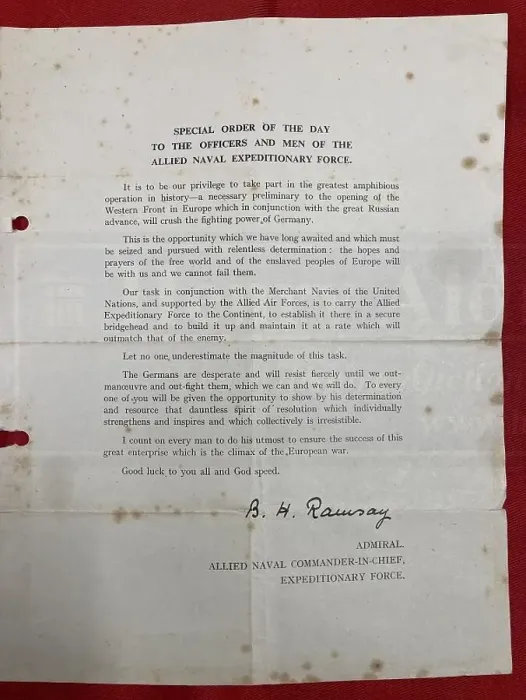 : WW2 Naval Orders, Allied Naval Expeditionary Force : WW2 Naval Orders, Allied Naval Expeditionary Force
